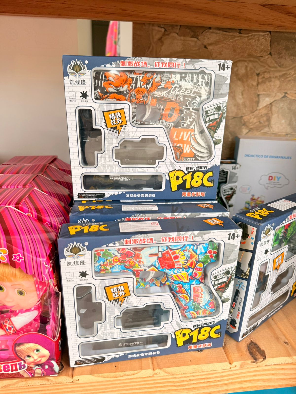 pistola hidrogel