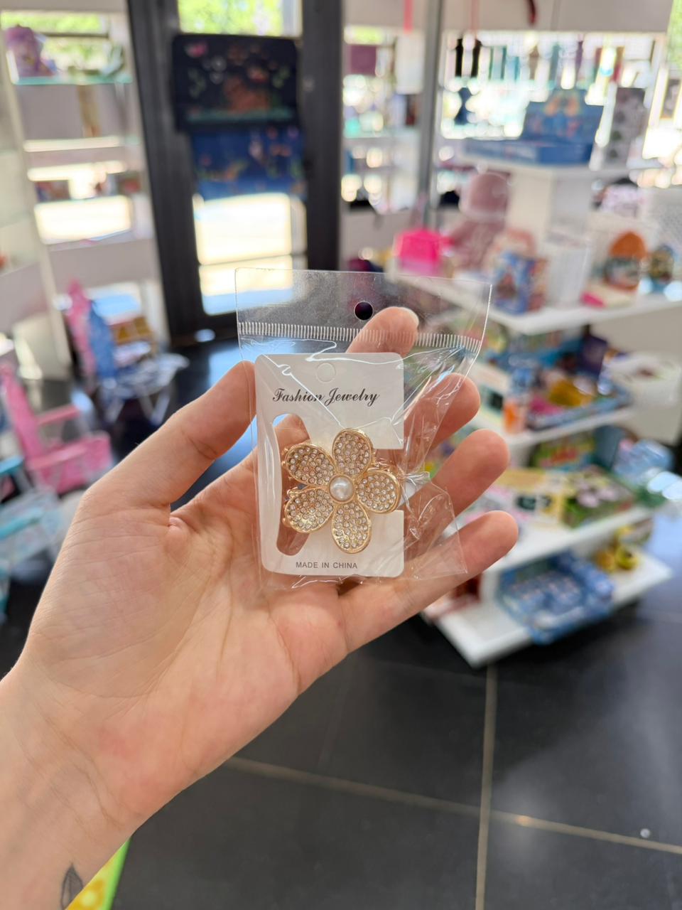 Hebilla Strass Dorada