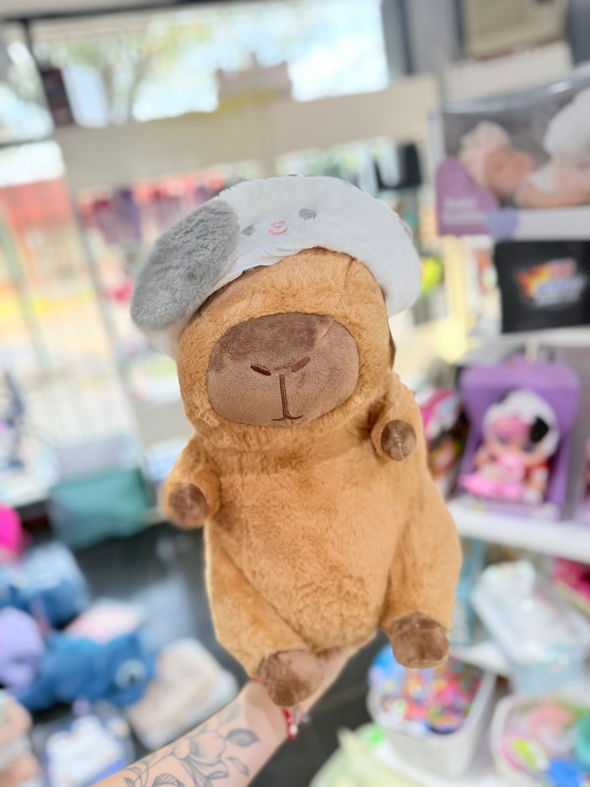 Peluche Capibara con Manta