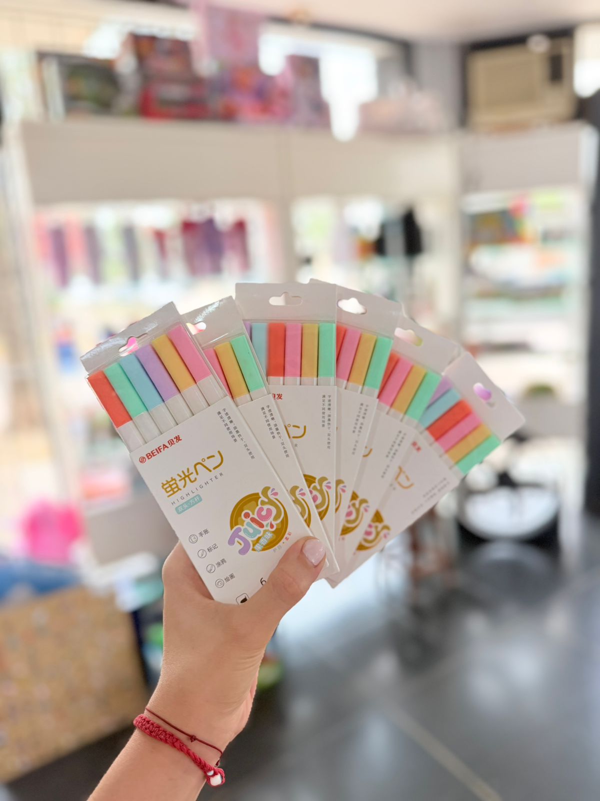 Marcadores Doble Punta Beifa x6 1