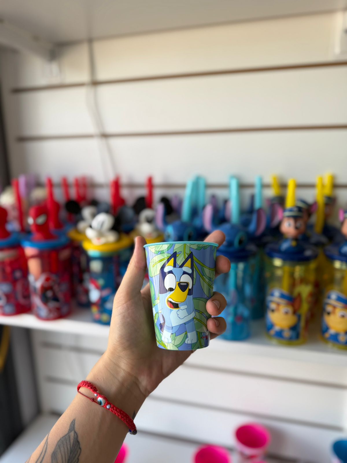 Vasos Infantiles con Personajes Bluey 1