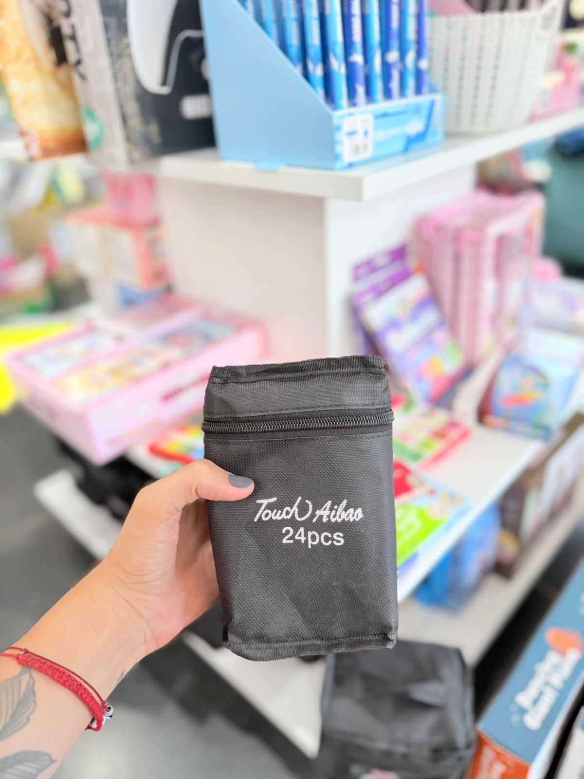 Plumones doble punta x24 1