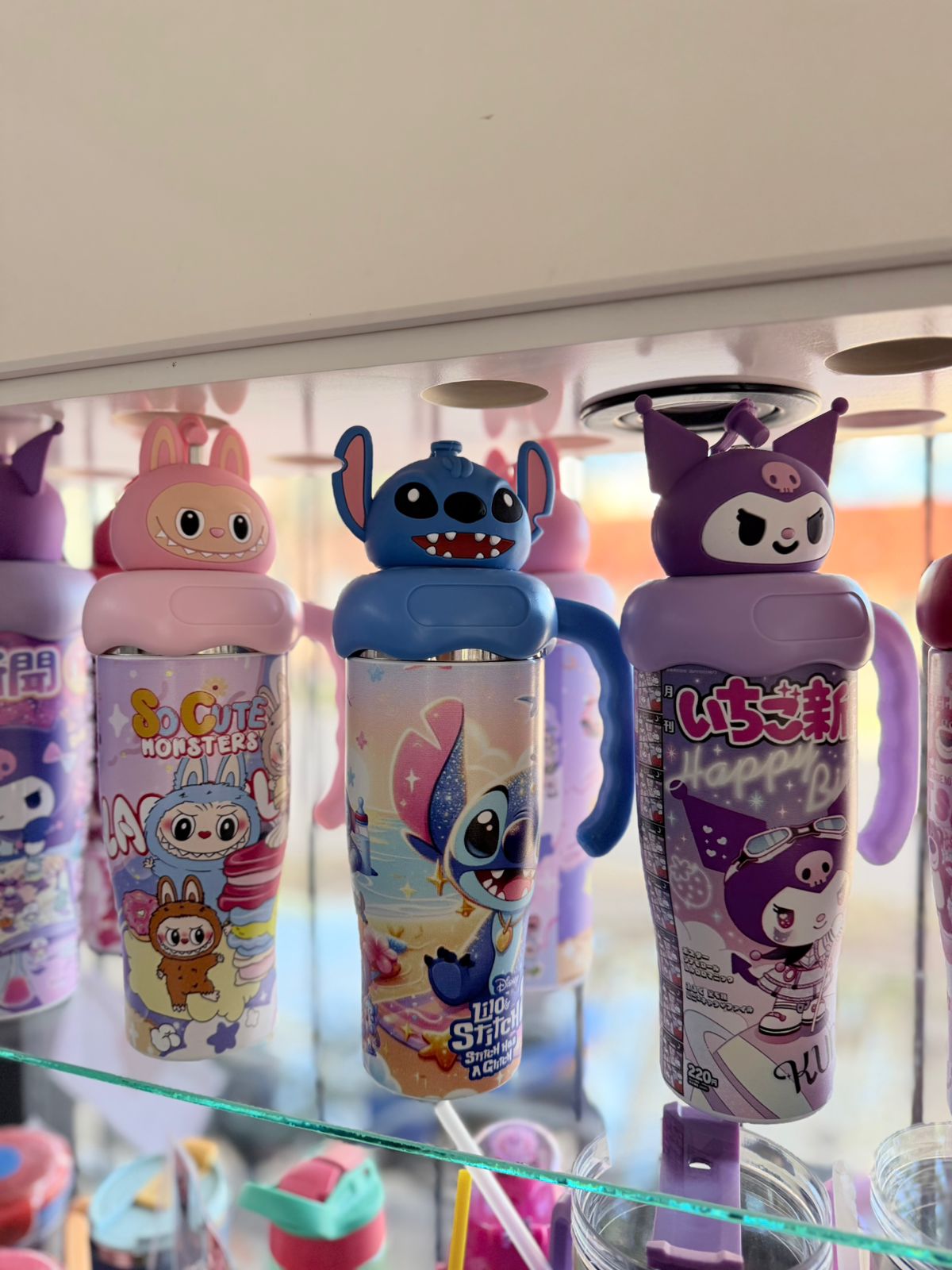 Vaso termico Lotso, Stitch, Kuromi 1