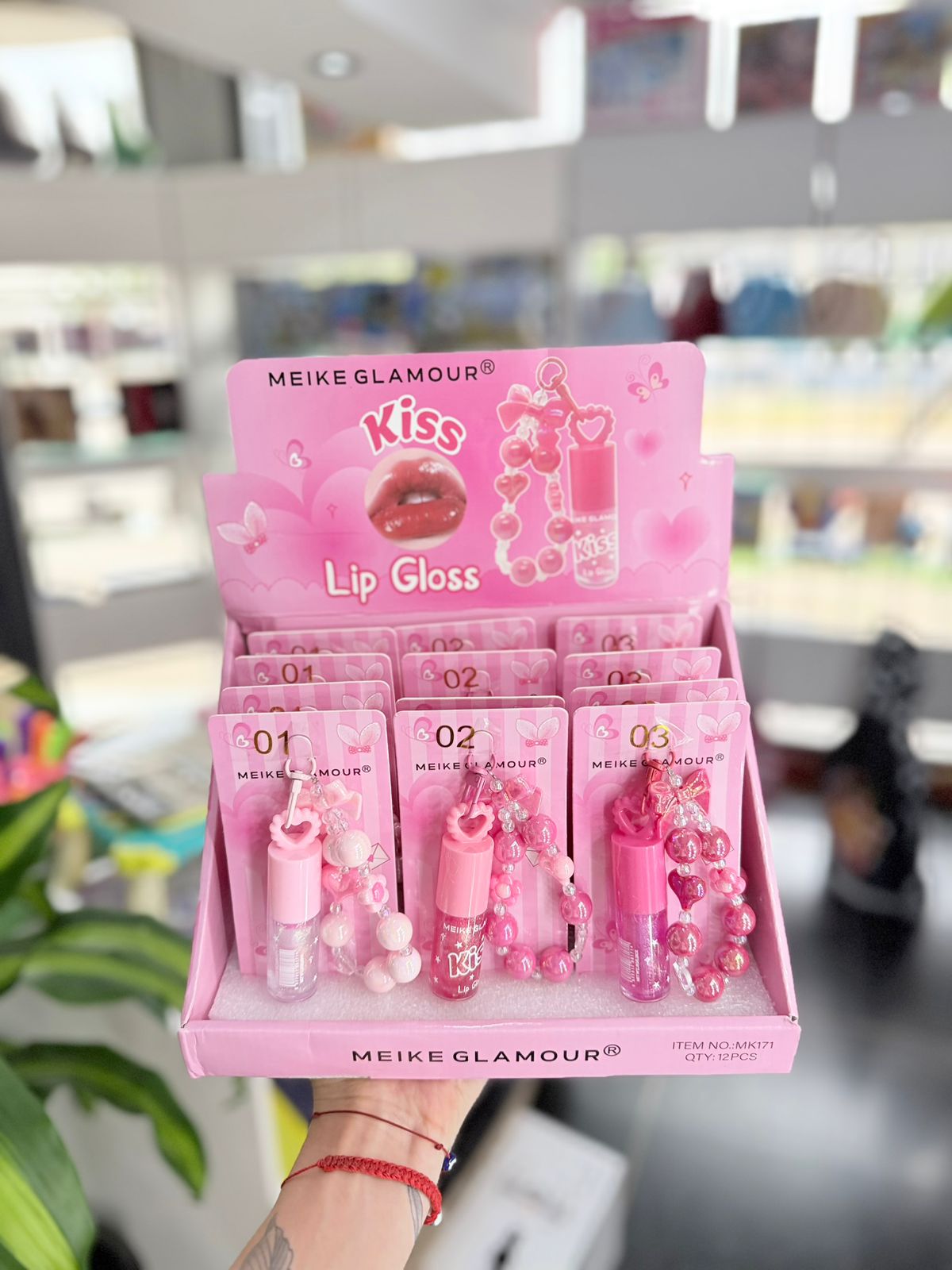 Lip Gloss con Llavero 1