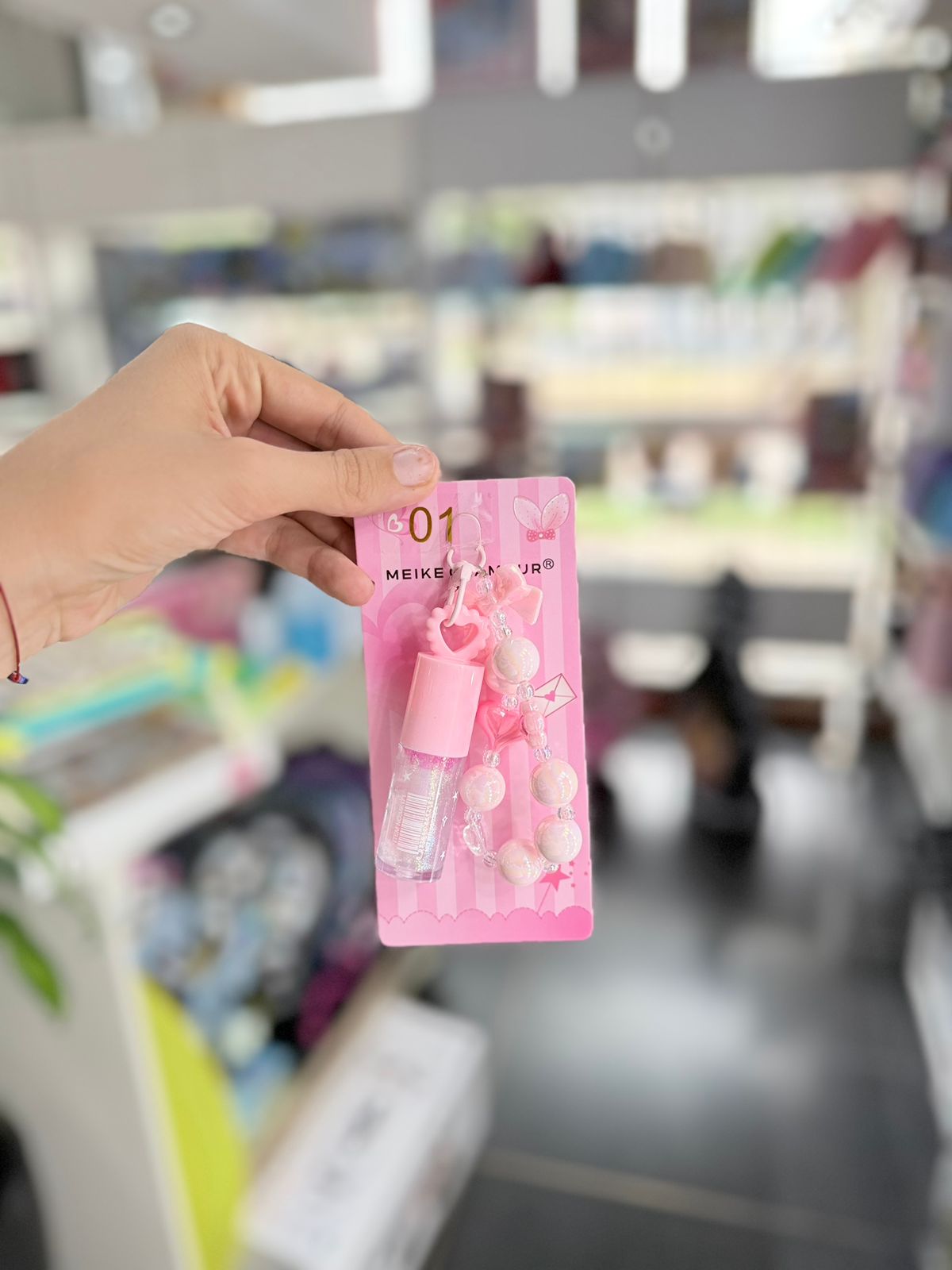 Lip Gloss con Llavero 3