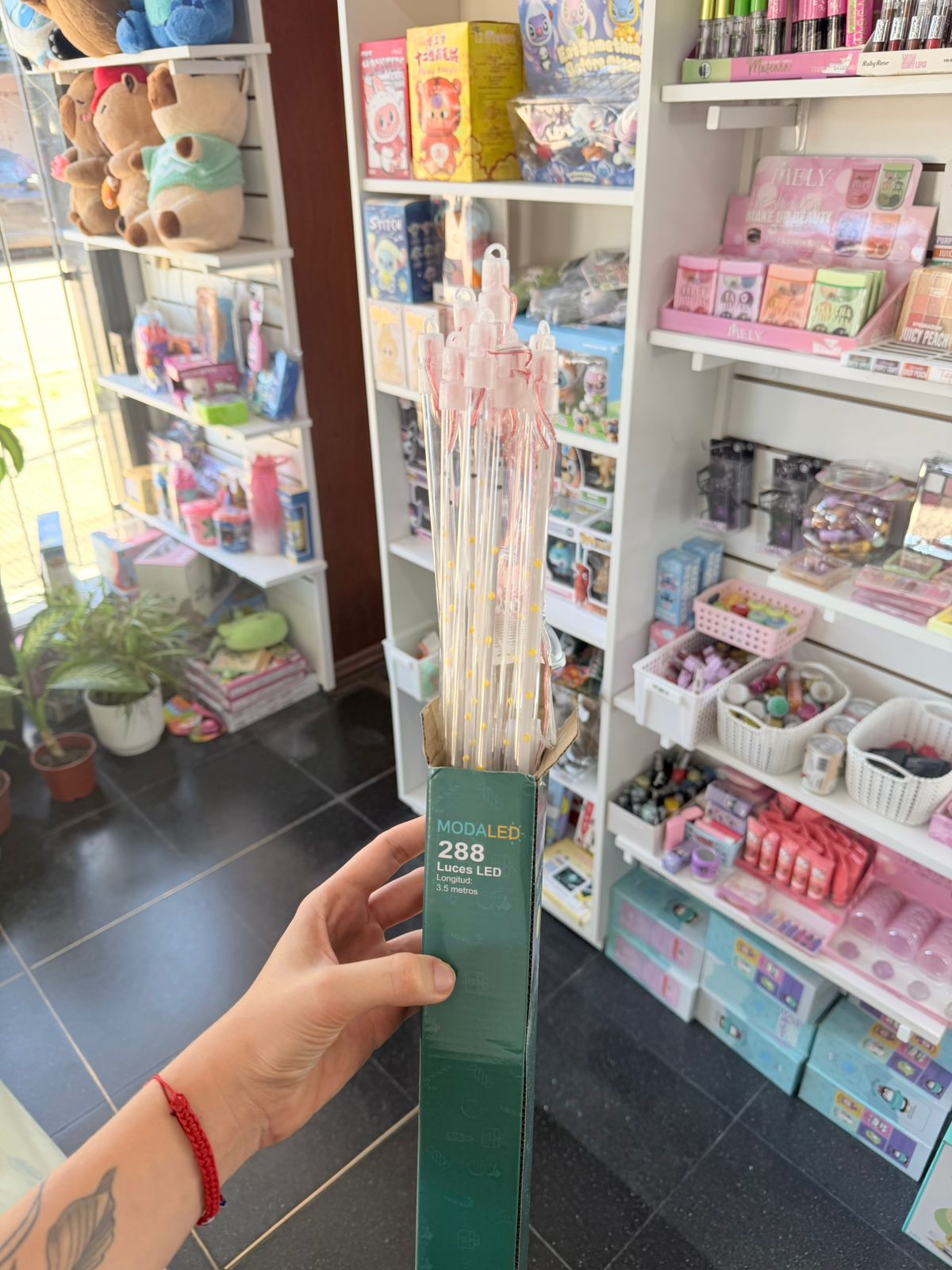 Luz Led LLuvia Cálida